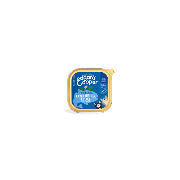 Barquette Naturelle Chat 85g Cabillaud/Poulet frais