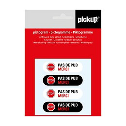 Picto 7,5x7,5cm Pas de pub