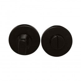 2 rosaces condamnation Meudon aluminium noir mat