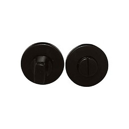 2 rosaces condamnation Meudon aluminium noir mat