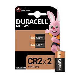 Piles au lithium Duracell CR2 x2. 3V CR15H270