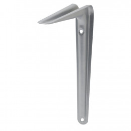 Equerre décorative droite grise 15x20cm