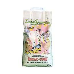 Mélange de céréales Basse Cour + coquilles d'huîtres 8kg