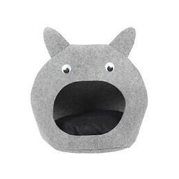 Panier tête de chat BUBIMEX en feutre