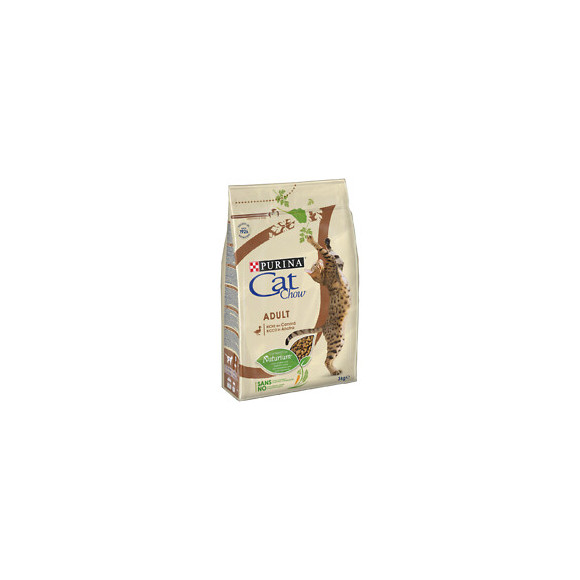 Croquettes chat adulte avec NaturiumTM - riche en Canard - 3kg