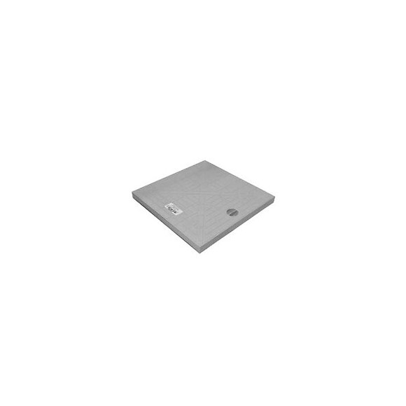 Couvercle renforcé 30x30cm gris