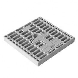 Grille renforcée 20x20cm gris