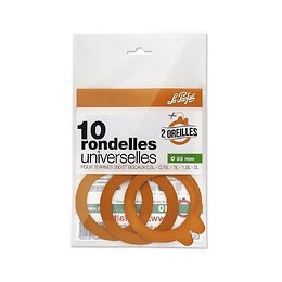 Rondelle diamètre 85mm 2 oreilles sachet de 10
