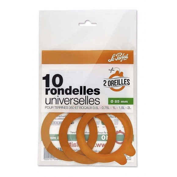 Rondelle diamètre 85mm 2 oreilles sachet de 10