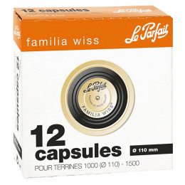 Capsules fw diamètre 110 noire - boite 12