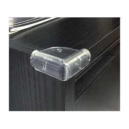 Protège coins 45x45mm hauteur 20mm pvc translucide