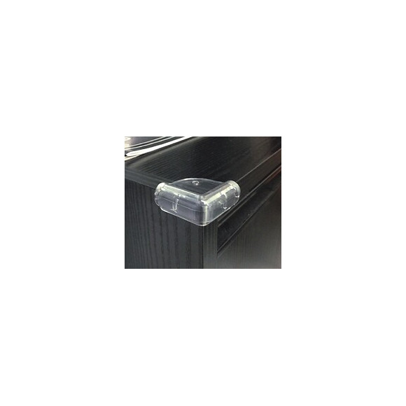 Protège coins 45x45mm hauteur 20mm pvc translucide