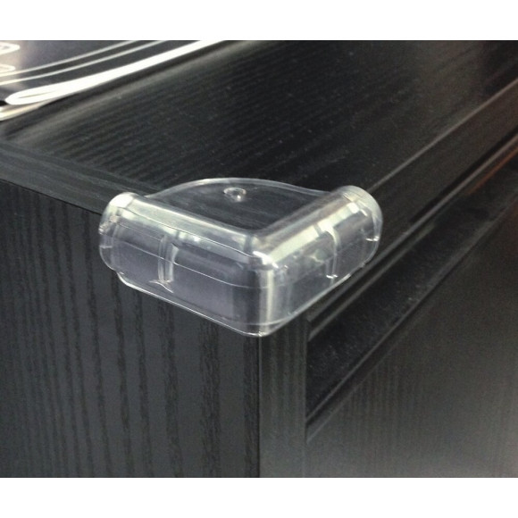 Protège coins 45x45mm hauteur 20mm pvc translucide