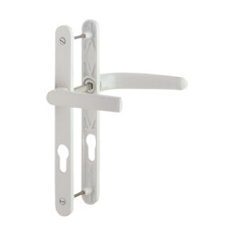 Ensemble sur plaque étroite Pianosa alu blanc saillie réduite