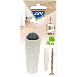 Butée Murale Frêne Bois Blanc