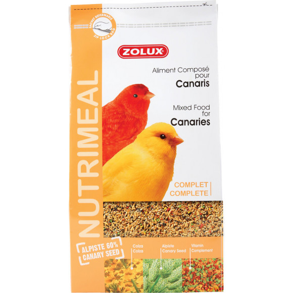 Aliments complets pour canaris ZOLUX Nutrimeal 800 g