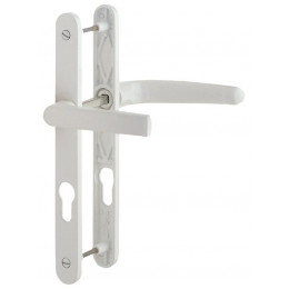 Ensemble sur plaque étroite Pianosa alu blanc saillie réduite