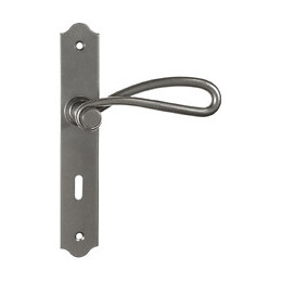 Poignée de porte SOFOC Carcassonne fer patiné à trou de clé