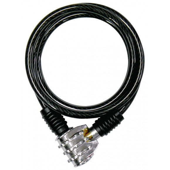 Antivol spirale à chiffres L.1m - d.6 mm