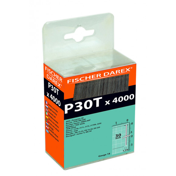 Pointes famille PT 30mm x4000 gros conditionnement