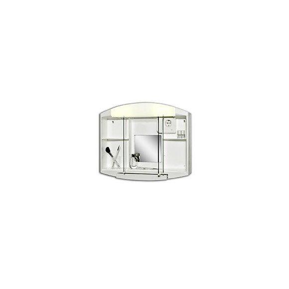 Armoire de toilette lumineuse Estrela 49x59cm