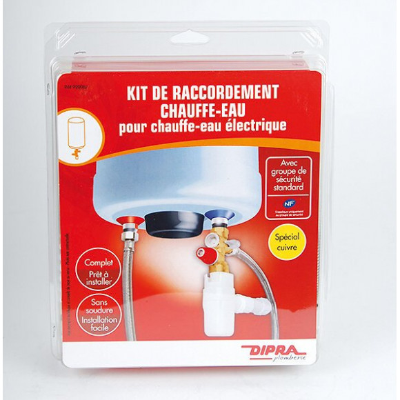 Kit chauffe-eau standard raccordement cuivre