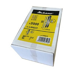 Lot de 5000 agrafes hauteur 40mm