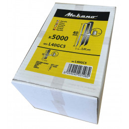 Lot de 5000 agrafes hauteur 40mm