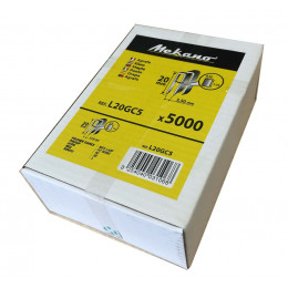 Lot de 5000 agrafes hauteur 20mm