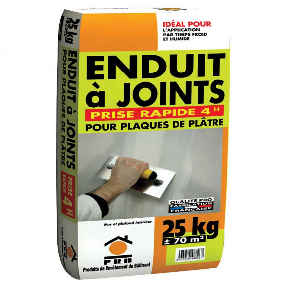 Enduit à joint prise rapide 4h 25kg