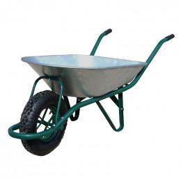 Brouette rénovation 100 l bac galva.