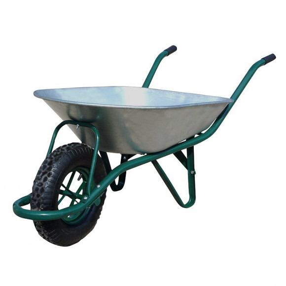Brouette rénovation 100 l bac galva.
