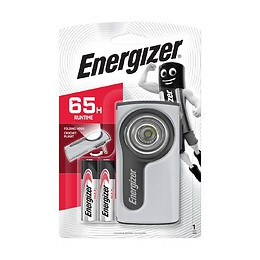 Torche compacte LED + 2 Piles AA