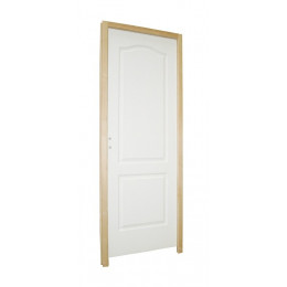 Bloc porte postformé 2 panneaux chapeau de gendarme 204x63cm