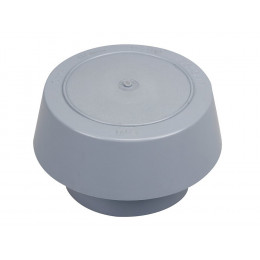 Chapeau de ventilation PVC évacuation bâtiment DN100 couleur gris