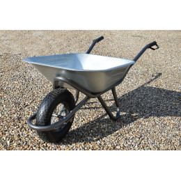 Brouette de maçon bac galvanisé 90 litres
