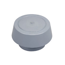 Chapeau de ventilation PVC évacuation bâtiment DN100 couleur gris