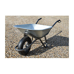 Brouette de maçon bac galvanisé 90 litres