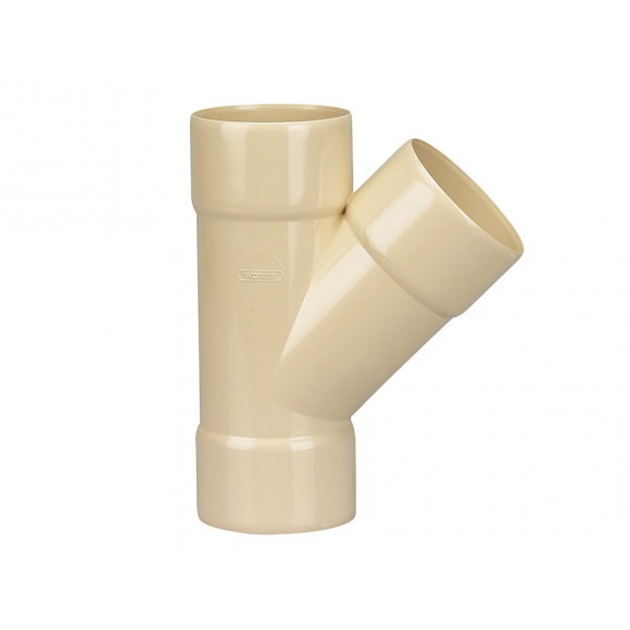 Culotte gouttière PVC FF 45° DN50 couleur sable