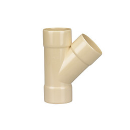 Culotte gouttière PVC FF 45° DN50 couleur sable