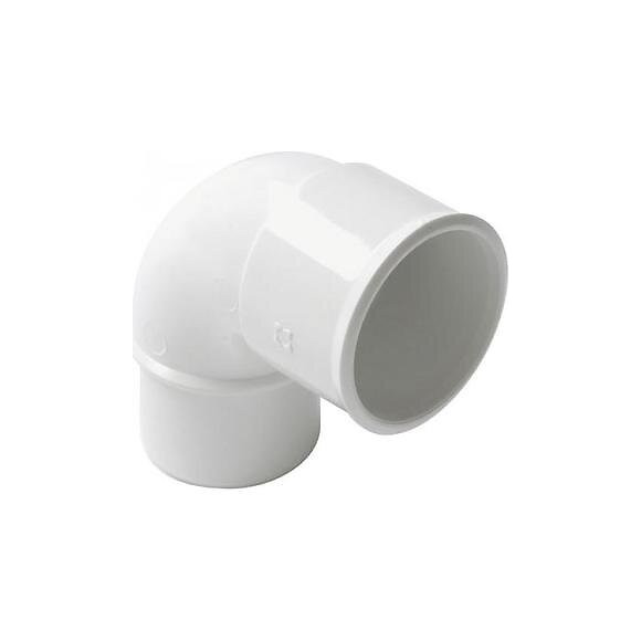 Coude PVC évacuation bâtiment MF 87°30 DN40 couleur blanc