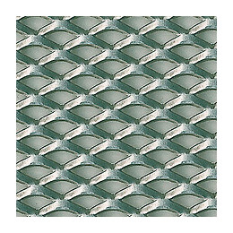 Métal déployé 10 acier brut 25x50cm