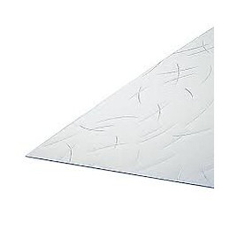 Verre synthétique martelé transparent 2mm 1  x  0,5m