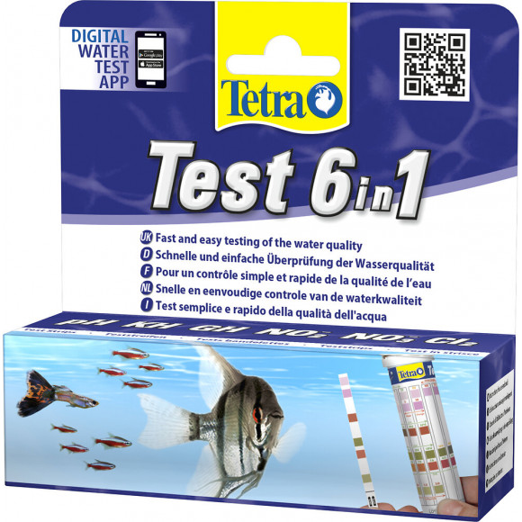 Bandes de contrôle de l'eau TETRA test 6 en 1