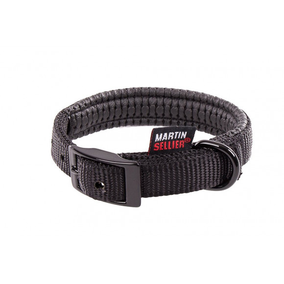 Collier pour chien Confort noir Longueur 45cm