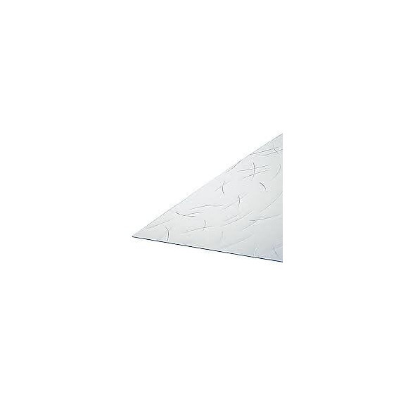 Verre synthétique martelé transparent 2mm 1  x  0,5m