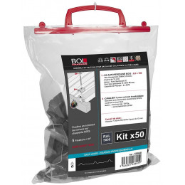 Vis autoperceuse + cavalier bleu 5008 fixation bac acier