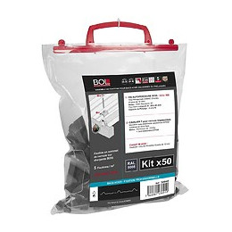 Vis autoperceuse + cavalier bleu 5008 fixation bac acier