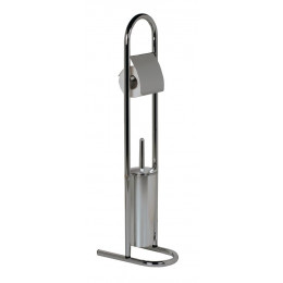 Combiné wc Appolo en acier chromé