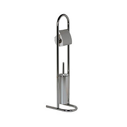 Combiné wc Appolo en acier chromé